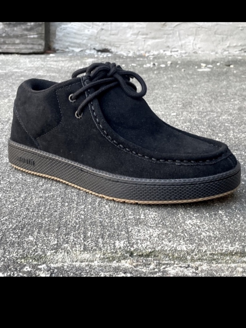 Ipath Cats Black Suede Skater Shoes stash pocket Men’s size 11 1/2